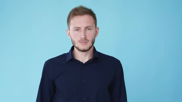 Stop Gesture Rejection Sign Man Hand Gif Loop alt