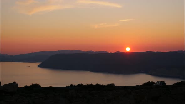 Coast at Sunset, Cabo de Gata Spain.  alt