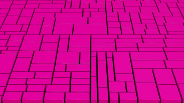 Random Cubes Abstract Background Pink