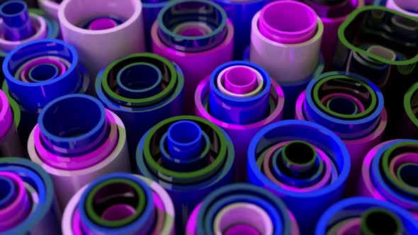 Telescopic Tubes are Lowered and Raised alt