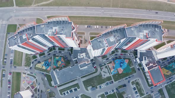 Aerial View Of The Equipment On The Roof a Modern Buildings alt