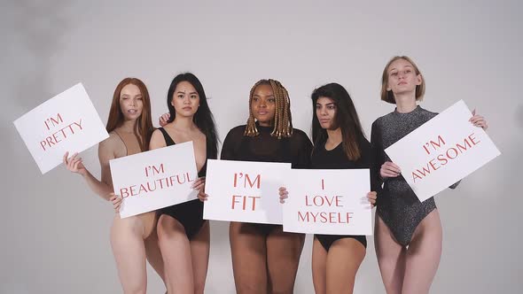 Skinny and Fat Models are Confident in Their Beauty