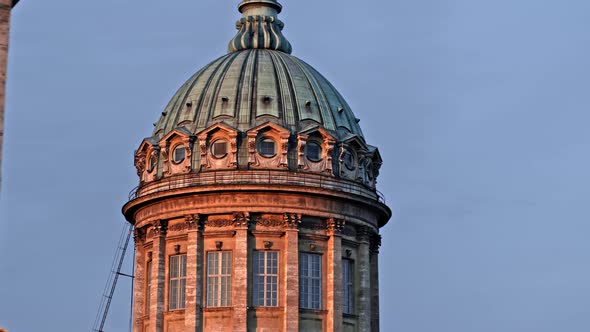 Closeup View of Dome Kazan Cathedral