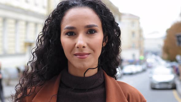 Female Portrait Face Person Latin Woman Young Hispanic Girl Brunette Student Model Client Tourist alt