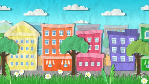 Cartoon Paper City alt