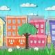 Cartoon Paper City - VideoHive Item for Sale