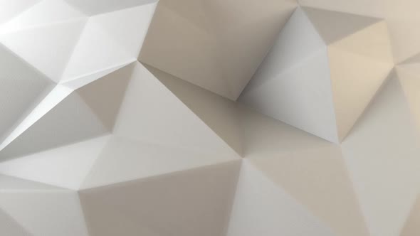 Abstract White Triangles