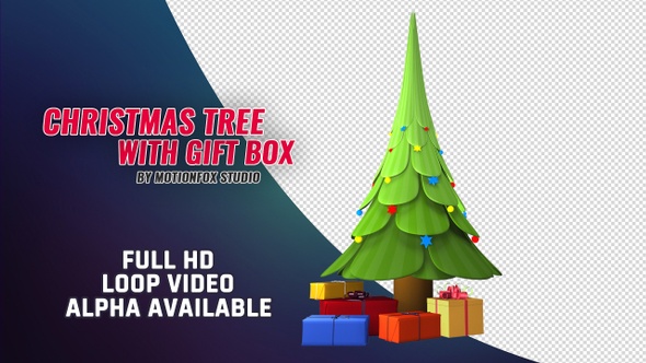 Christmas Tree With Gift Boxs Loop