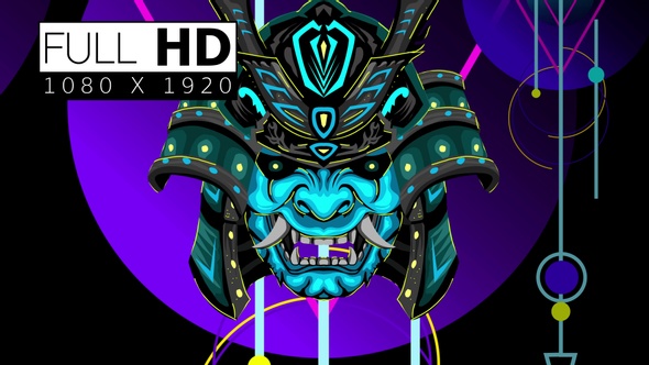 Japanese Neon Mask 03 alt