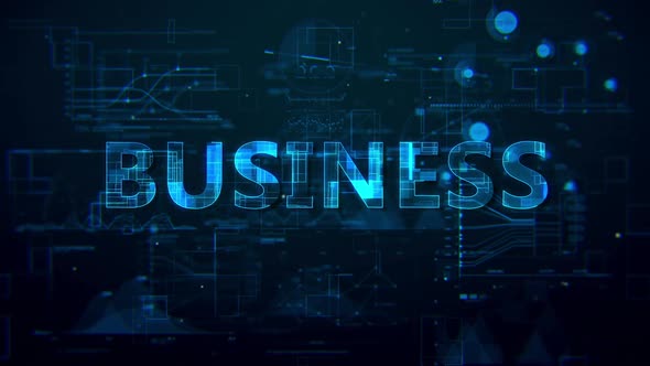 Business Digital Data Text Hd 