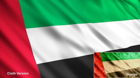 United Arab Emirates Flags alt