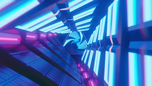 Neon Tunnel Loop