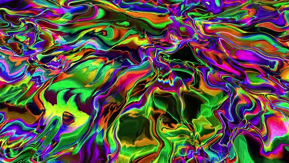 Abstract geometric liquid wavy background animation