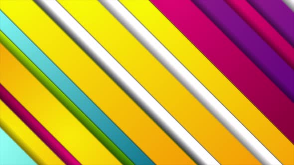 Colorful Smooth Modern Stripes