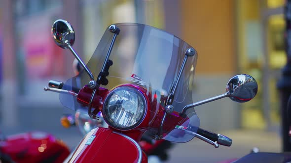 Close up Of a Vespa alt