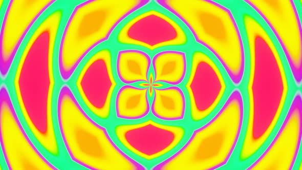 Bright Abstract Summer Pattern VJ Loop alt