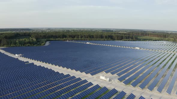 Solar Panels Power Plant