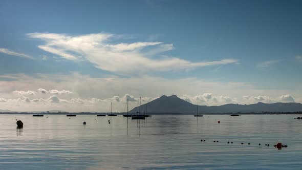 Pollenca beach coast sea mallorca water