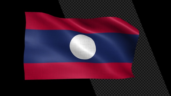 Laos Flag alt
