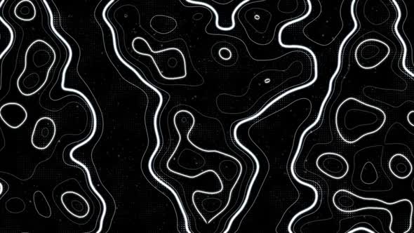 Abstract Topographic Flow Background Overlay