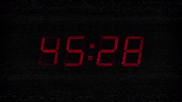 60 Second Countdown On Faulty Static Screen alt