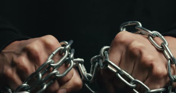 Hands Hold Iron Chain alt