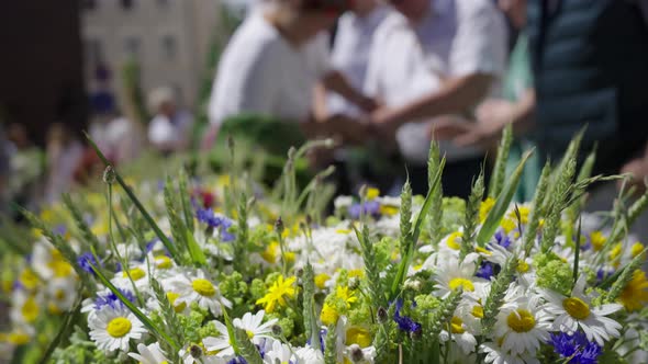 Summer Fair of Flowers and Bouquets in Riga