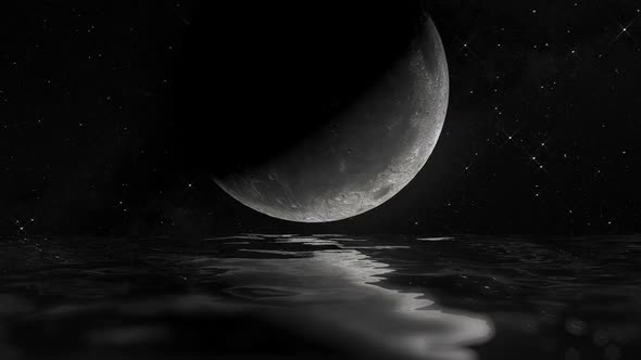 Moon In Dark Water