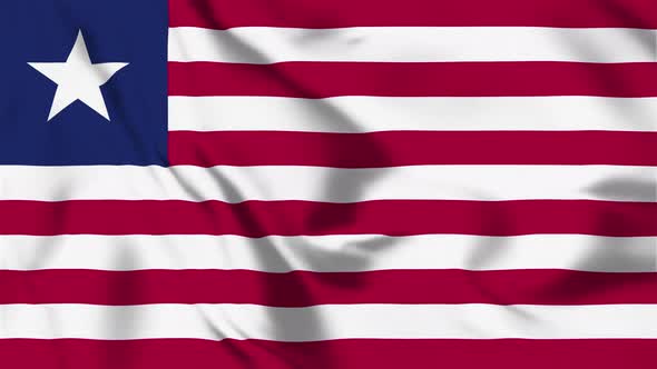 4K Liberia Flag - Loopable alt