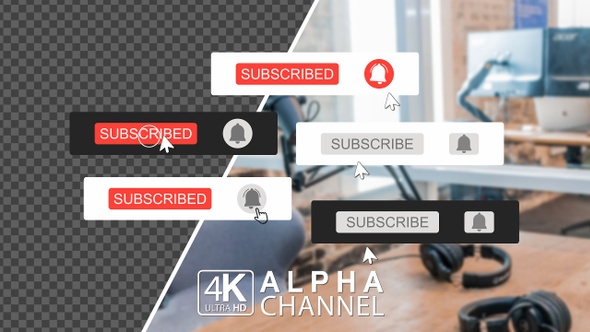 Youtube Subscribe Button Pack