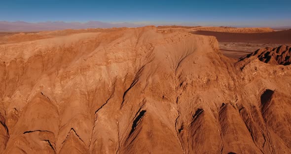 Arid Landscape of the Popular Landmark - Moon Valley, Located in the West of San Pedro De Atacama. alt