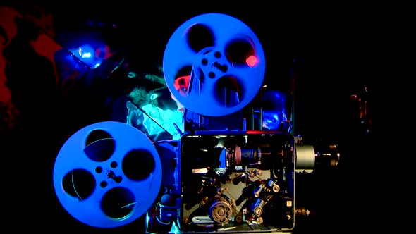 Movie projector retro