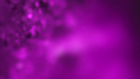 Abstract Purple Horizontal Loop Background Template with White Bokeh Glints and Copy Space