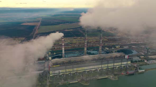 Industry Power Plant Pipe City Factory Chimney Ecology Smoke alt