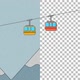 Cableway in the Snowy Mountains Alpha - VideoHive Item for Sale