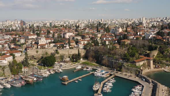 Aerial View of Antalya Downtown alt
