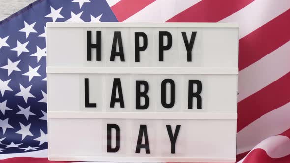 Waving American Flag Background alt