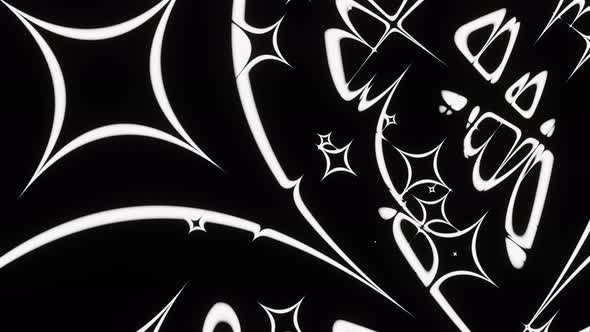 Black and White Abstract Flowing Background alt