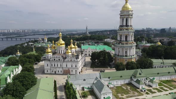 Kyiv Pechersk Lavra from the sky