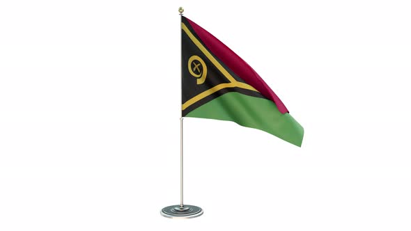 Vanuatu Office Small Flag Pole