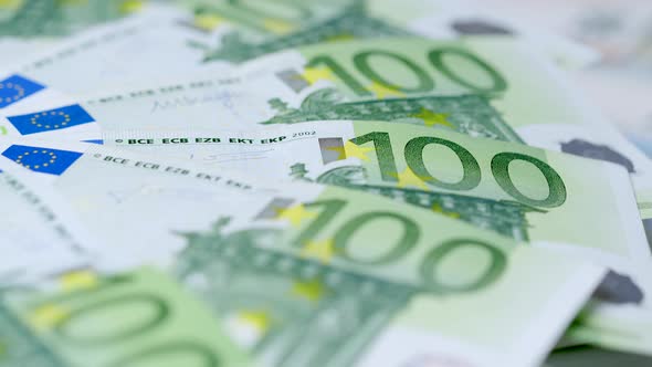One Hundred Euro Bills