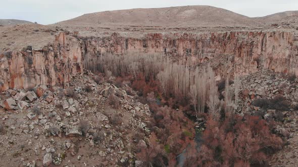 Ihlara Valley in Turkey Known As "Ihlara Vadisi" in Turkish the Valley is Biggest Canyon and Has a alt