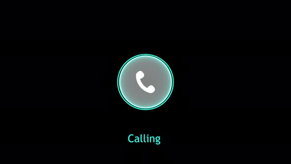 Technology phone calling animation. Incoming call, phone calling. Vd 1841