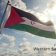 Western Sahara Flag on a Flagpole - VideoHive Item for Sale