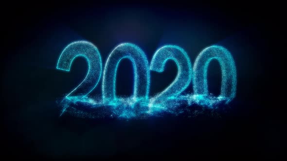 Particle morph 2020 to 2021
