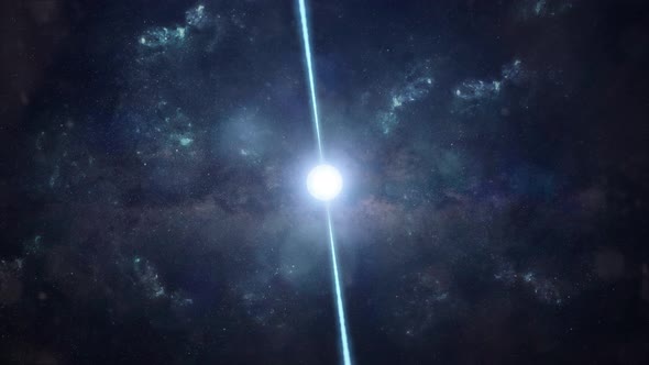 Pulsar in the Depths of Space - Fast Spinning Neutron Star