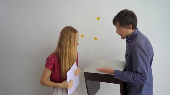 The Owner of a Property or Real Estate Agent Charges Fee the Woman Who Rented This Apartment for alt