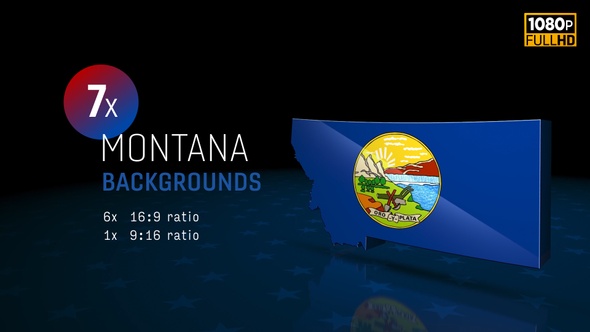 Montana State Election Backgrounds HD - 7 Pack