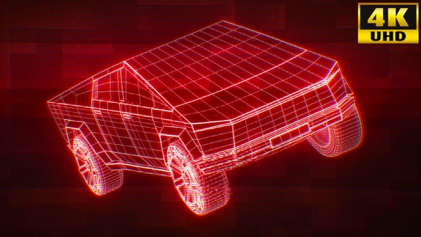 Cybertruck Cyberpunk Holograms Vj Loops V2 alt