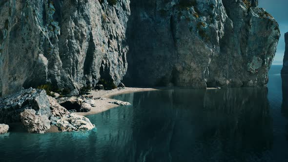 Atlantic Beach and Rocky Cliffs alt